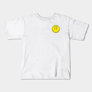 Six-Eyed Smiley Face, Small Kids T-Shirt